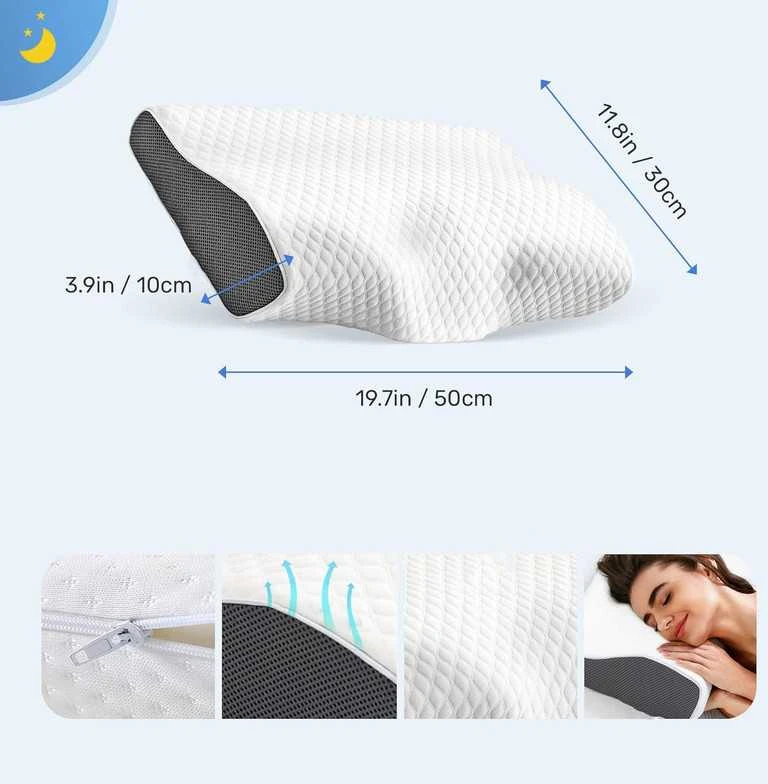 Ortopedinė kaklo pagalvė ergonomiškai atramai miego metu