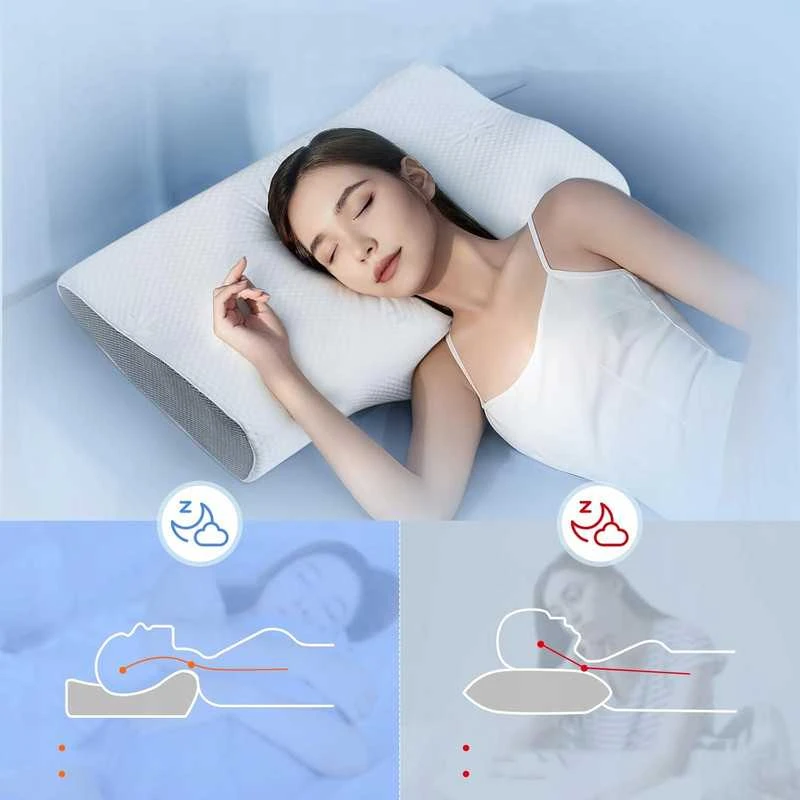 Ortopedinė kaklo pagalvė ergonomiškai atramai miego metu