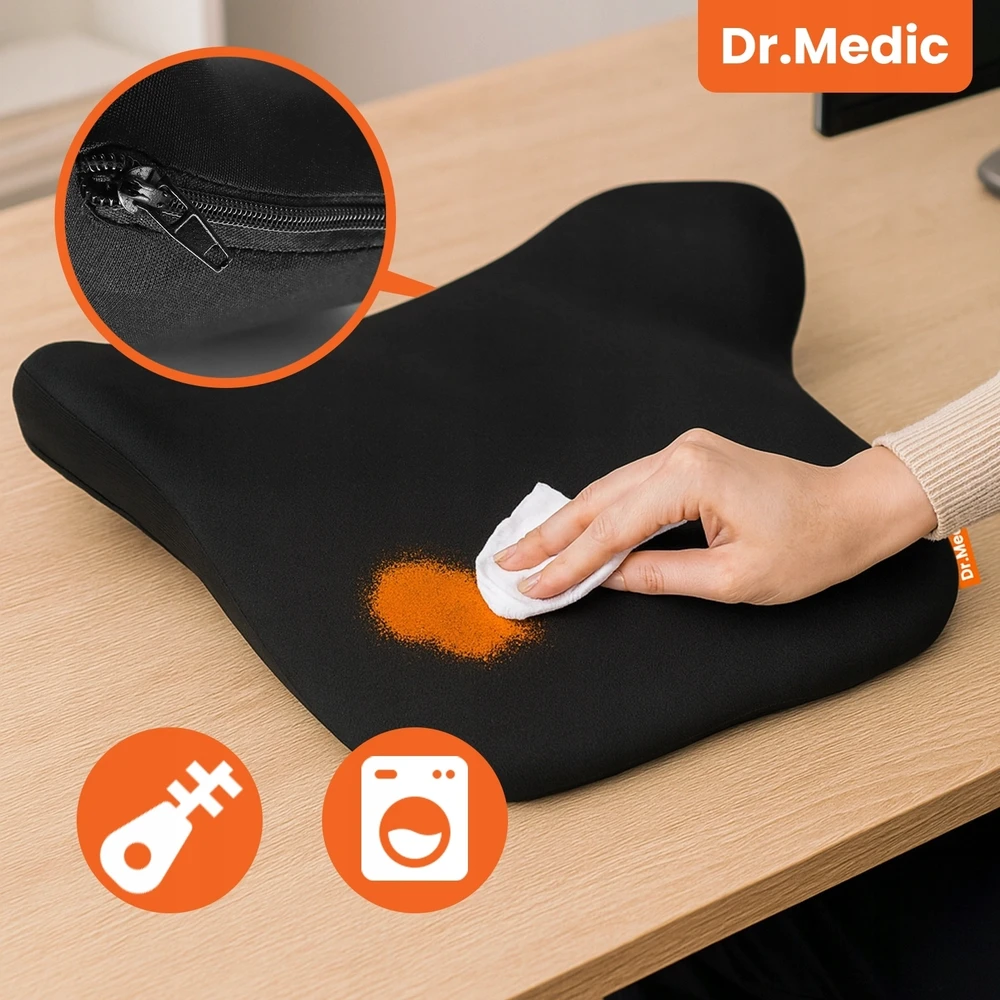 Ortopedinė nugaros pagalvė Dr.Medic, 42,8 × 34 cm