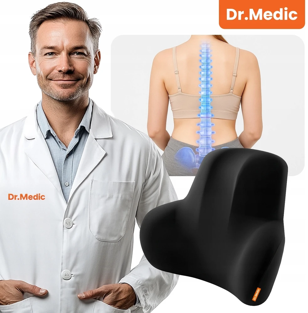Ortopedinė nugaros pagalvė Dr.Medic, 42,8 × 34 cm