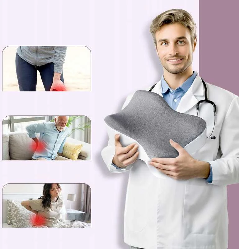 Ortopedinė pagalvė miegui tarp kelių ir po kojomis iš Memory Foam