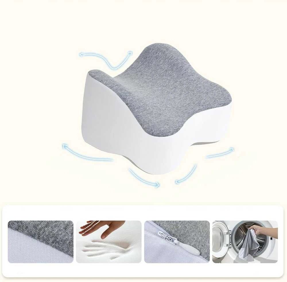 Ortopedinė pagalvė miegui tarp kelių ir po kojomis iš Memory Foam
