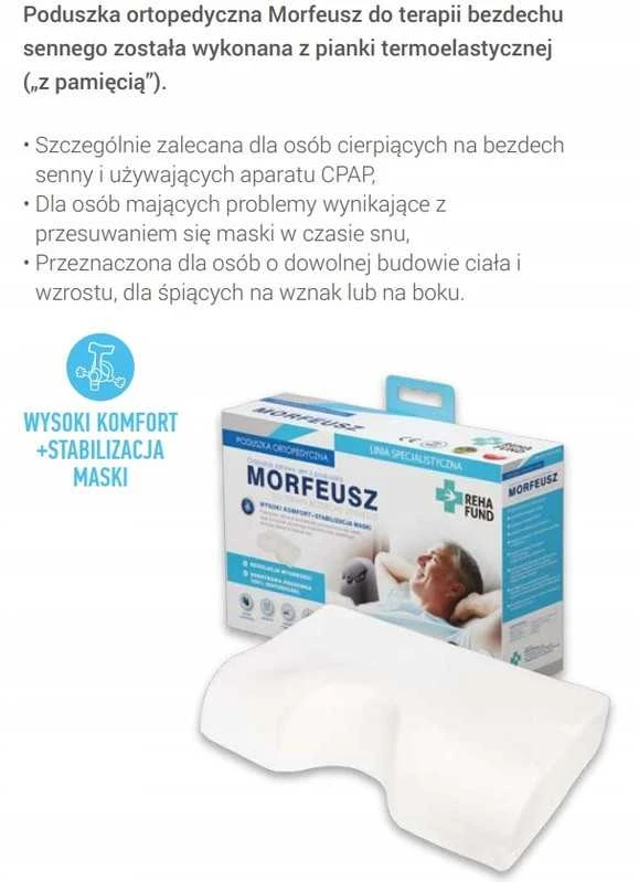 Ortopedinė pagalvė Morpheus miego apnėjai, modelis 665