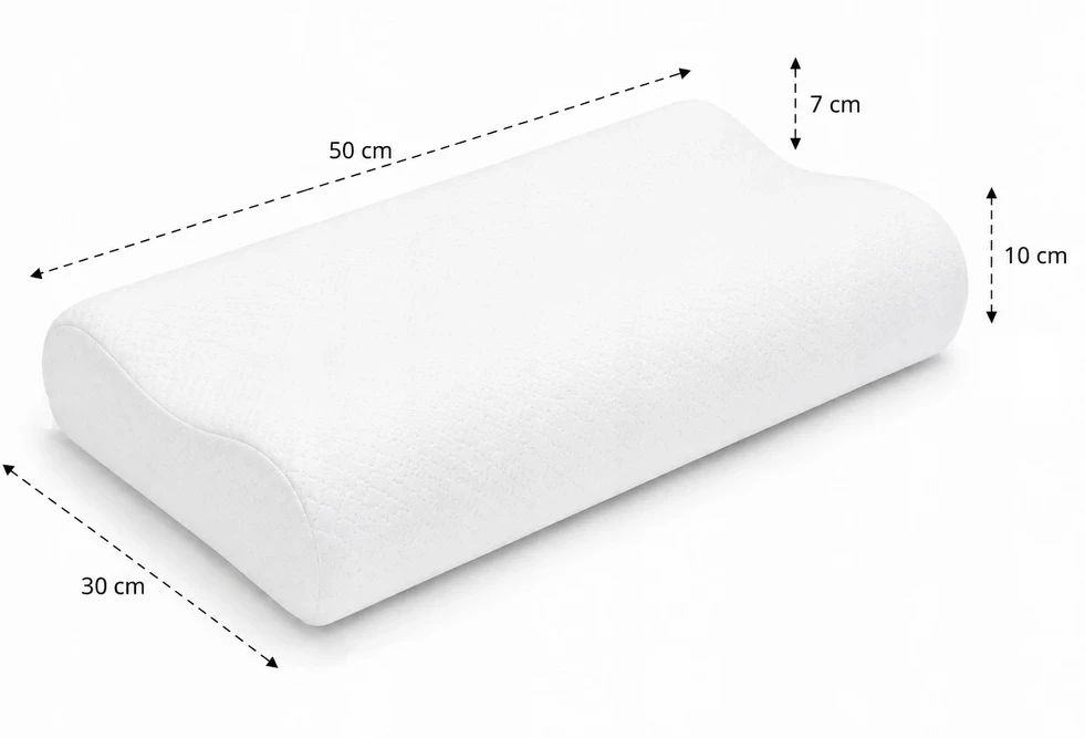 Ortopedinė pagalvė su „Memory Foam“ užpildu, 50 × 30 cm