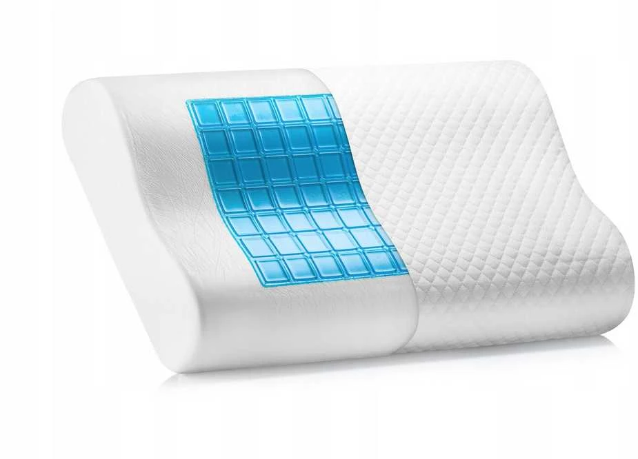 Ortopedinė profilinė miego pagalvė su Memory Foam ir vėsinančiu geliu