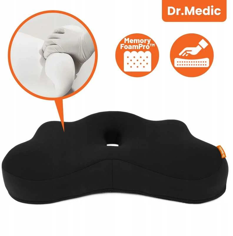 Ortopedinė sėdynės pagalvė automobiliui ir biuro kėdei iš Memory Foam