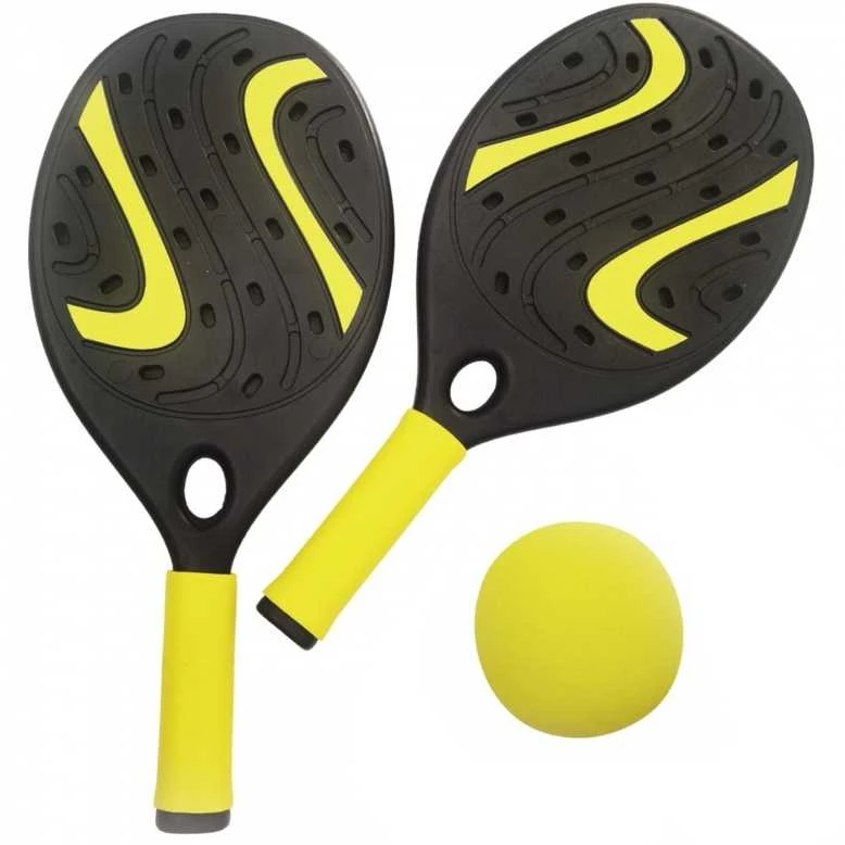 Padelio, paplūdimio teniso ir badmintono raketės su kamuoliukais / šatlai – viskas žaidimui!