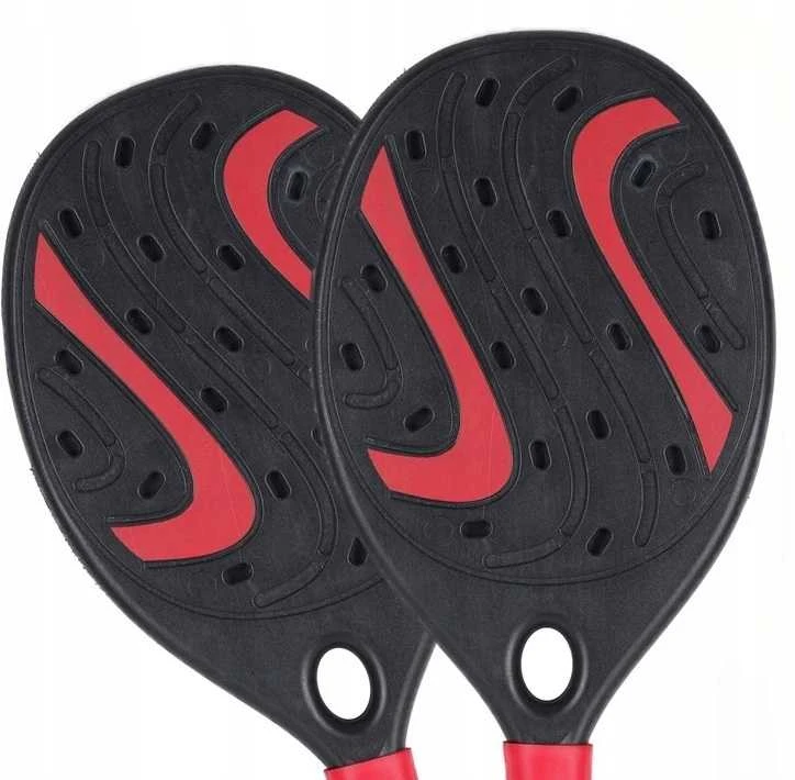 Padelio, paplūdimio teniso ir badmintono raketės su kamuoliukais / šatlai – viskas žaidimui!