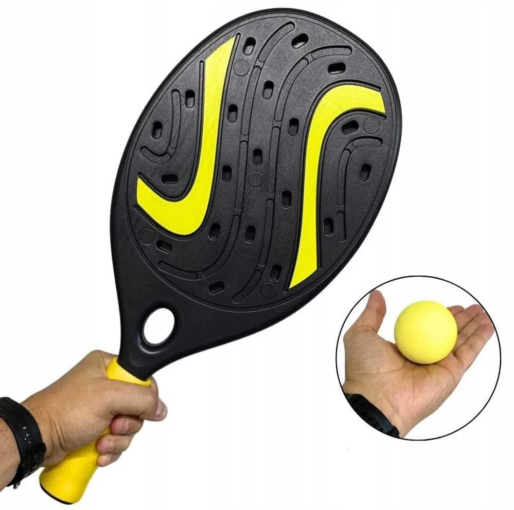 Padelio, paplūdimio teniso ir badmintono raketės su kamuoliukais / šatlai – viskas žaidimui!