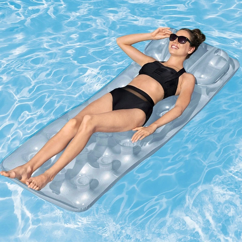 Paplūdimio pripučiamas čiužinys su pagalve Bestway 188x71 cm