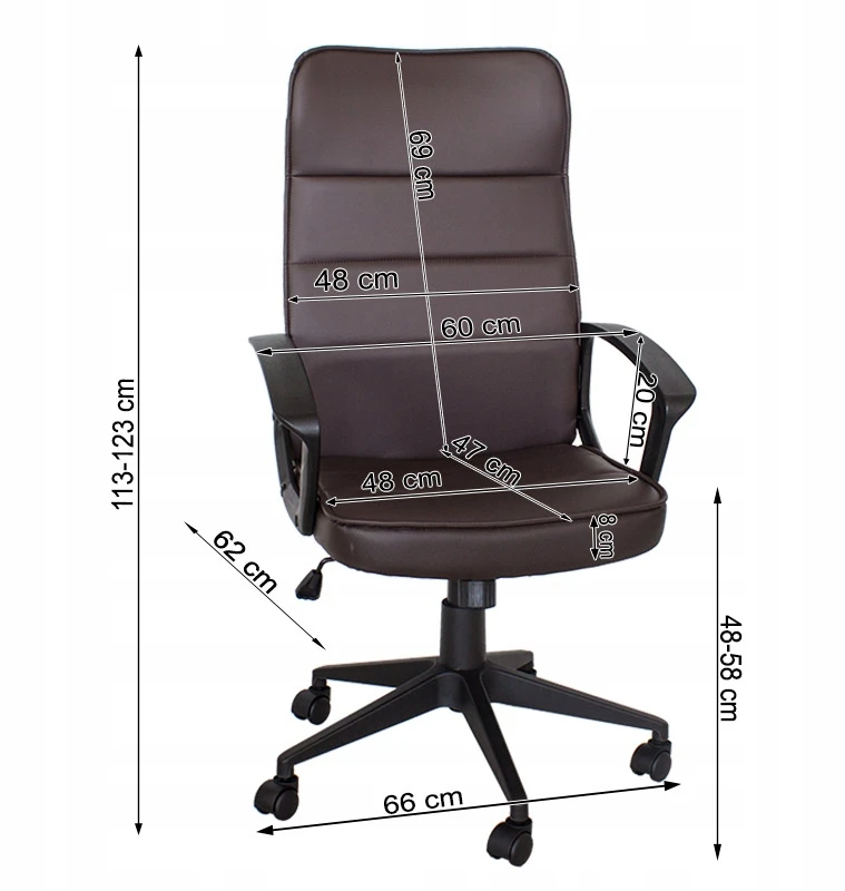 Pasukama biuro kėdė COMFORTABLE 228 iš eko odos