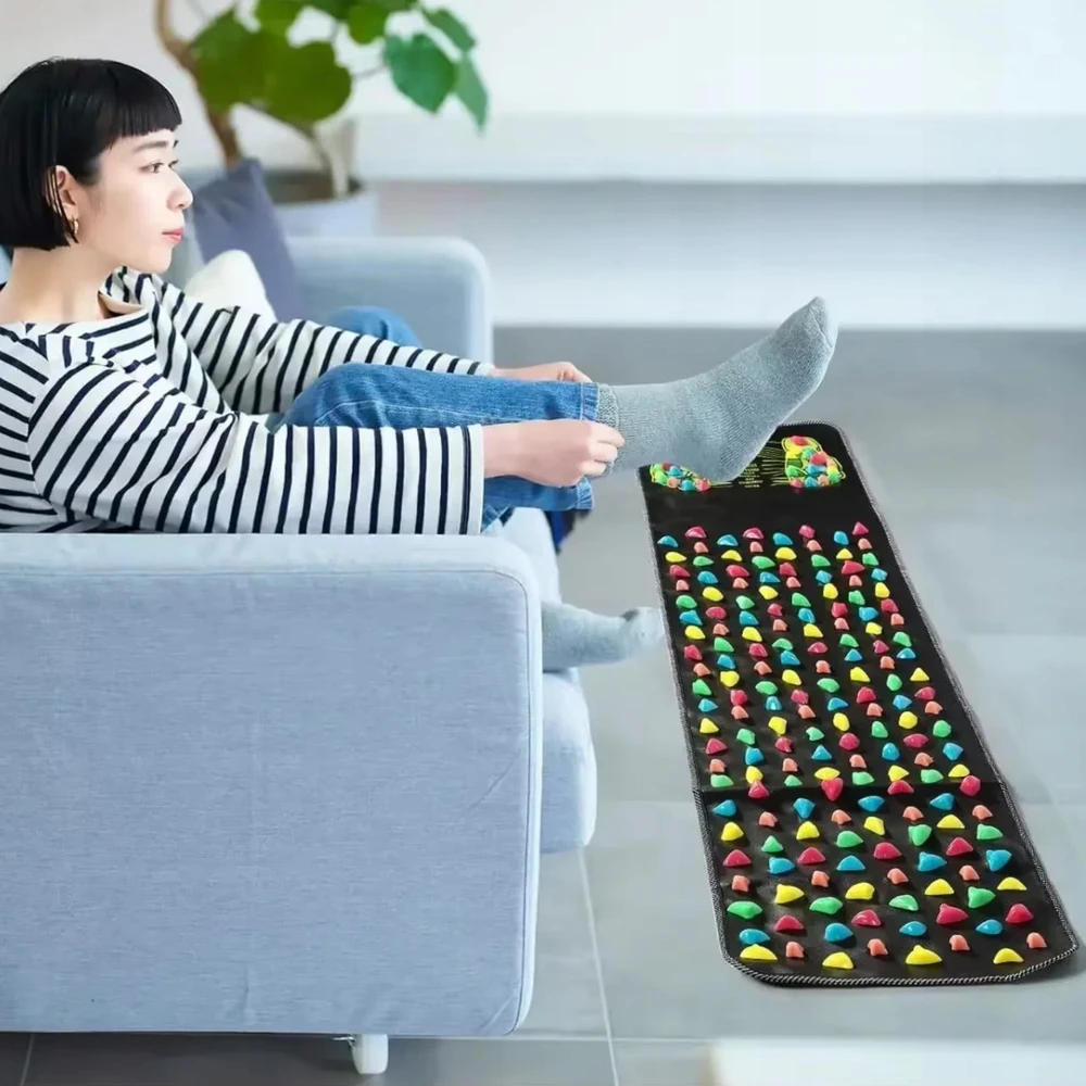 Pėdų masažo kilimėlis Okazeo, 138 × 34 cm