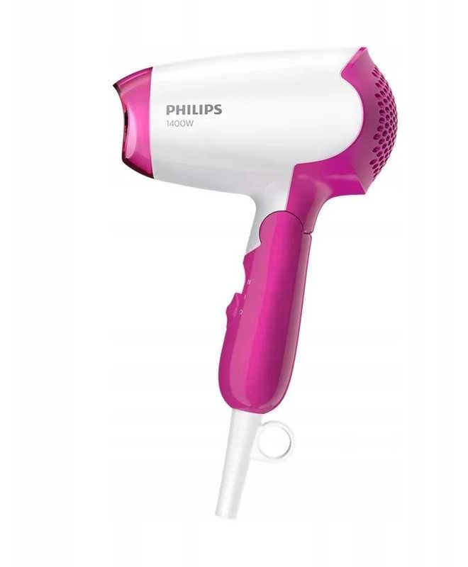 Philips 1400 W sulankstomas plaukų džiovintuvas – kompaktiškas ir kelionėms paruoštas.