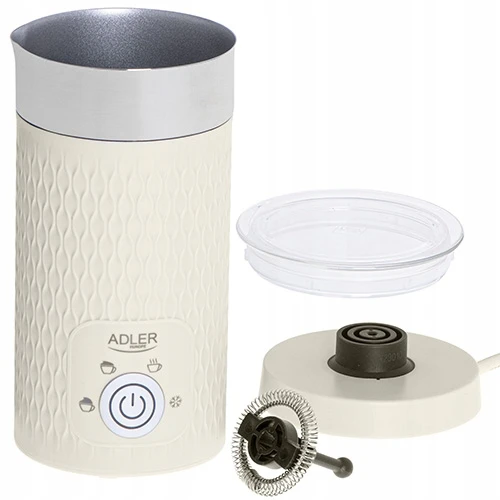 Pieno putų plakiklis ADLER, 300 ml, smėlinis