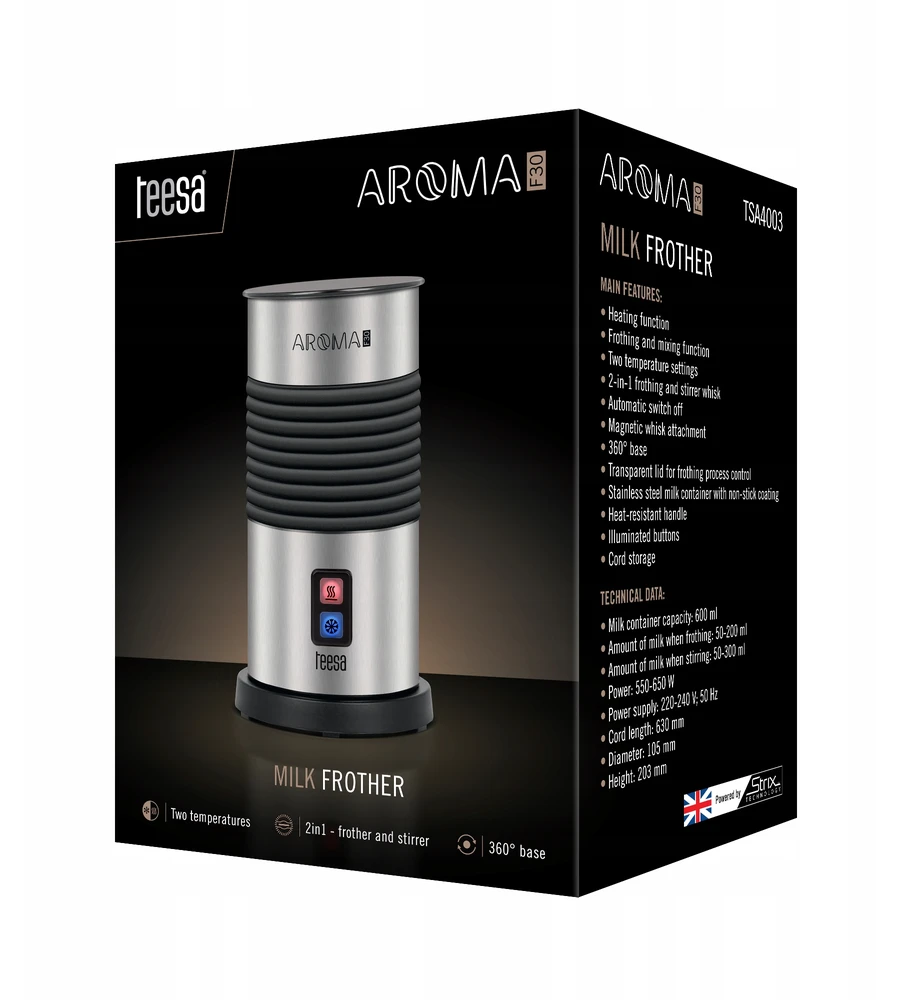 Pieno putų plakiklis Teesa, 600 ml