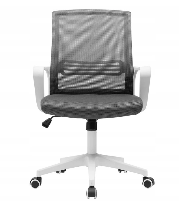 Pilka biuro kėdė su TILT mechanizmu