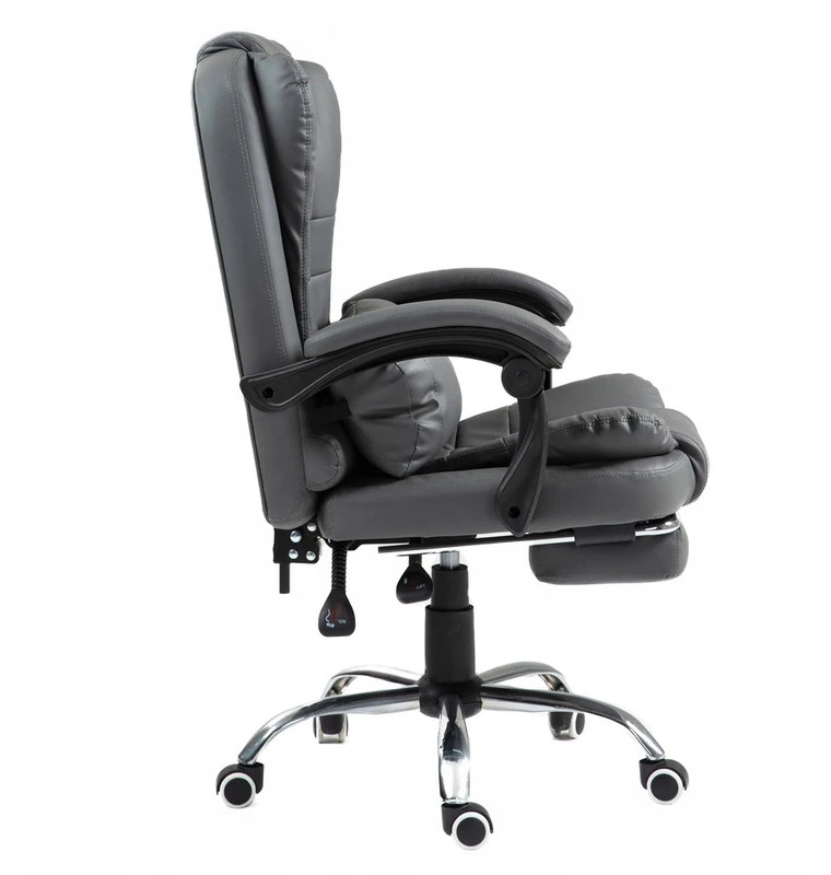Pilka ergonominė biuro kėdė GIOSEDIO su pakoju
