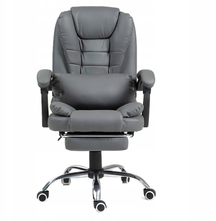 Pilka ergonominė biuro kėdė GIOSEDIO su pakoju