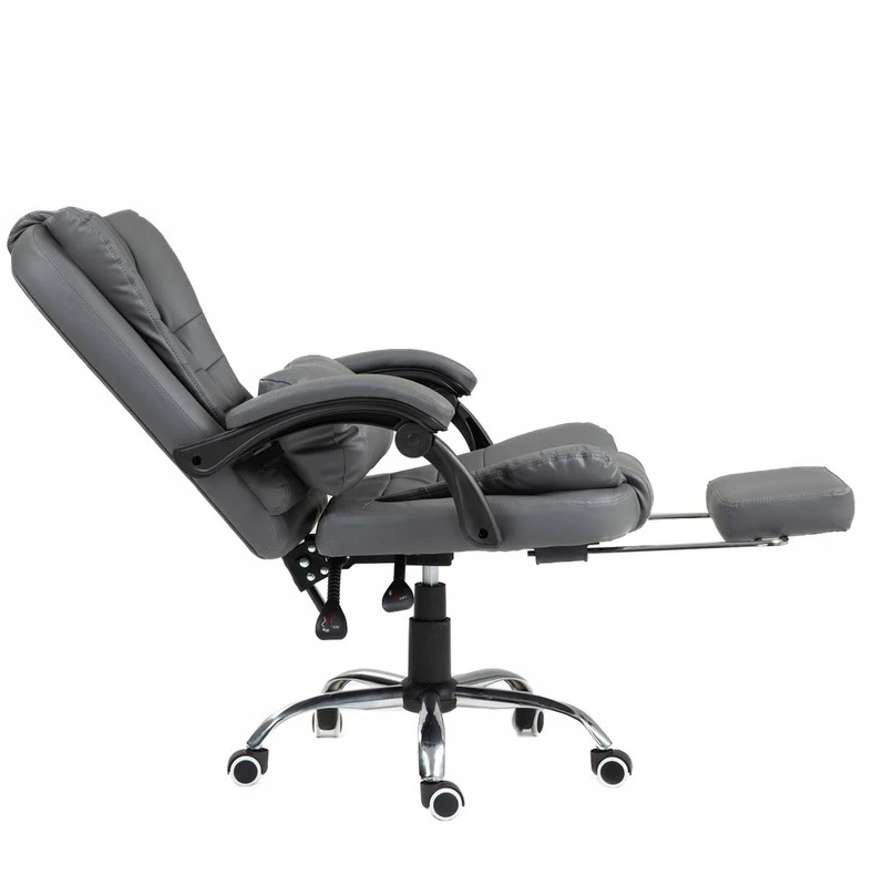Pilka ergonominė biuro kėdė GIOSEDIO su pakoju
