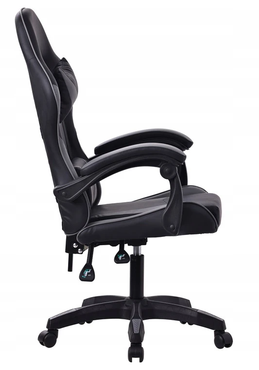 Pilka ergonominė žaidimų kėdė DRAGO