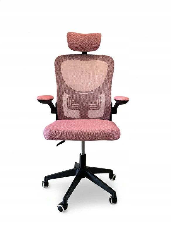 Pink Ergonominė biuro kėdė FIBI Rožinė-Juodas su mikro tinkleliu