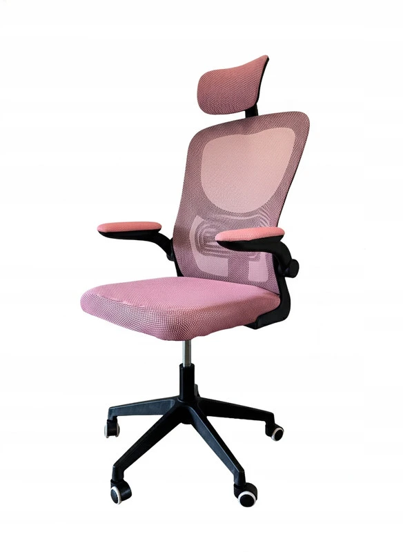 Pink Ergonominė biuro kėdė FIBI Rožinė-Juodas su mikro tinkleliu