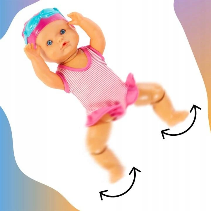 Plaukiojanti lėlė MalPlay, 33 cm