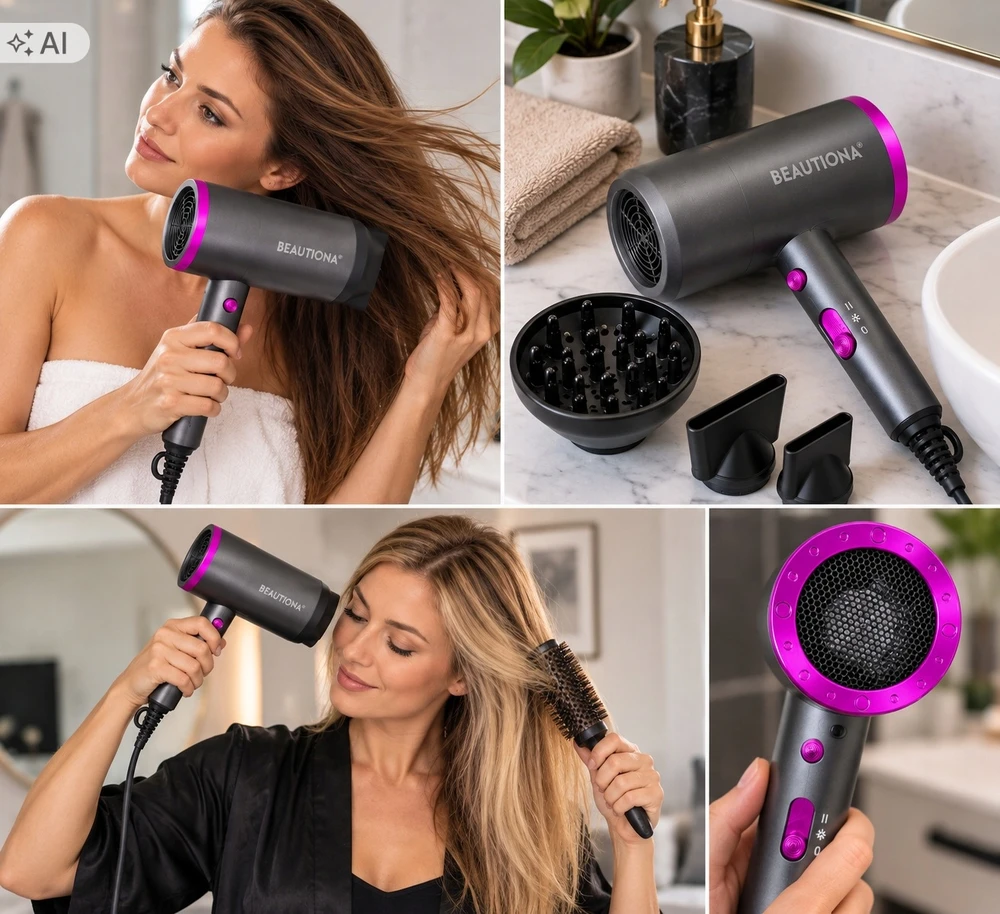 Plaukų džiovintuvas Q16, 1500 W