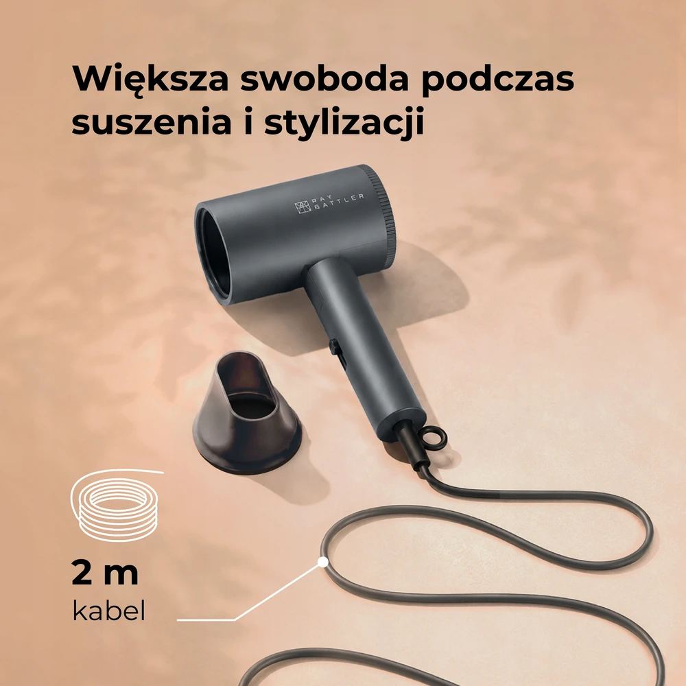 Plaukų džiovintuvas RAY BATTLER, 1600 W