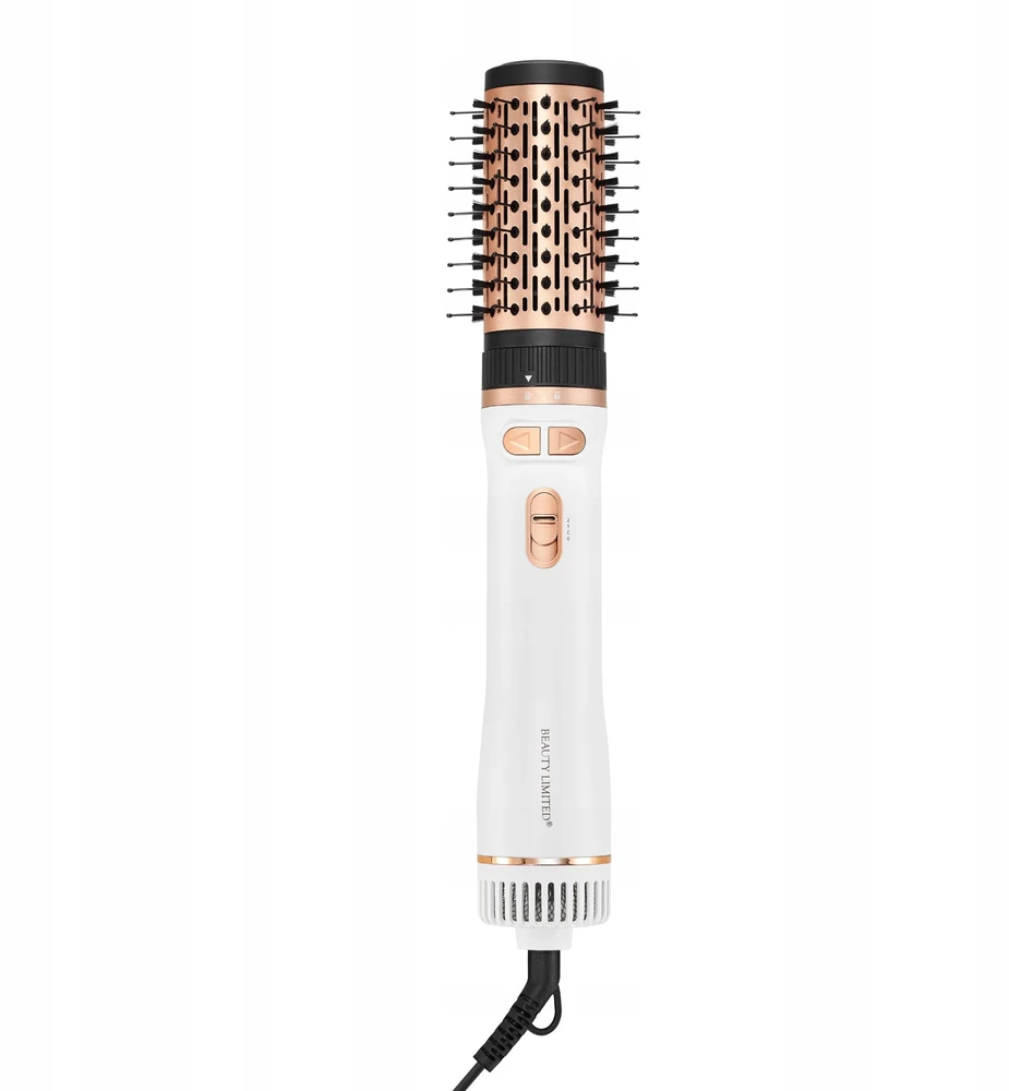 Plaukų džiovintuvas-šepetys Beauty Limited RotatePro Baltas, 1200 W