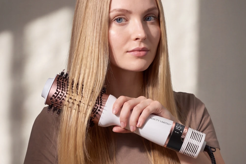 Plaukų džiovintuvas-šepetys Beauty Limited