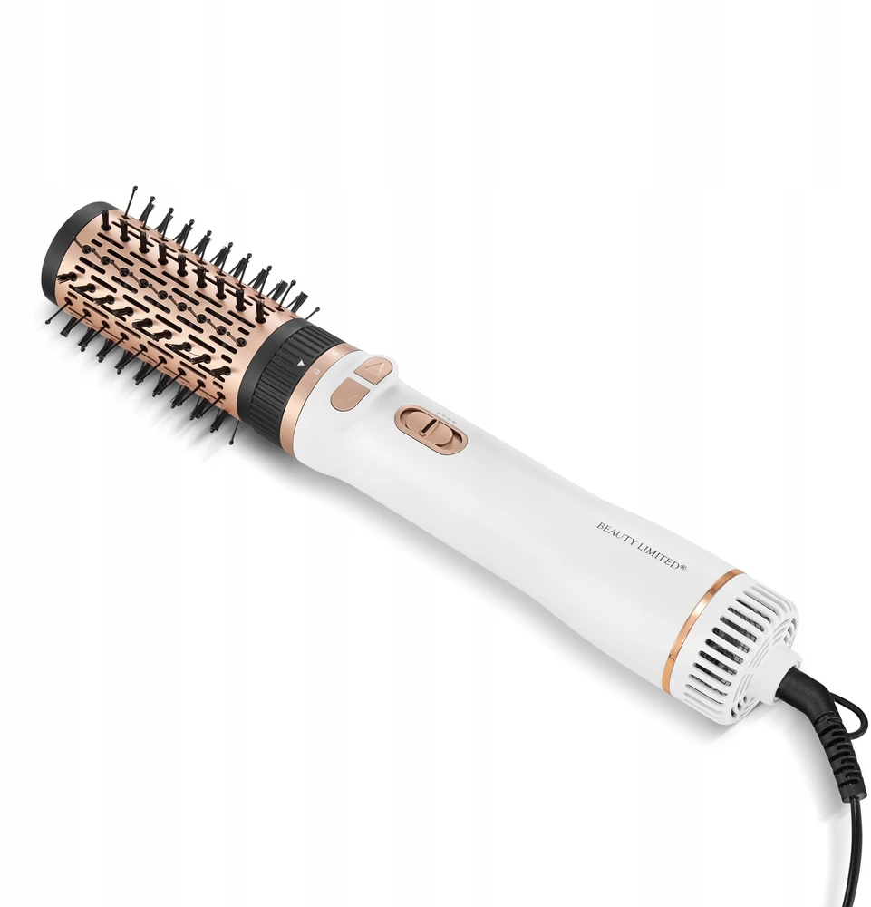 Plaukų džiovintuvas-šepetys Beauty Limited RotatePro Baltas, 1200 W
