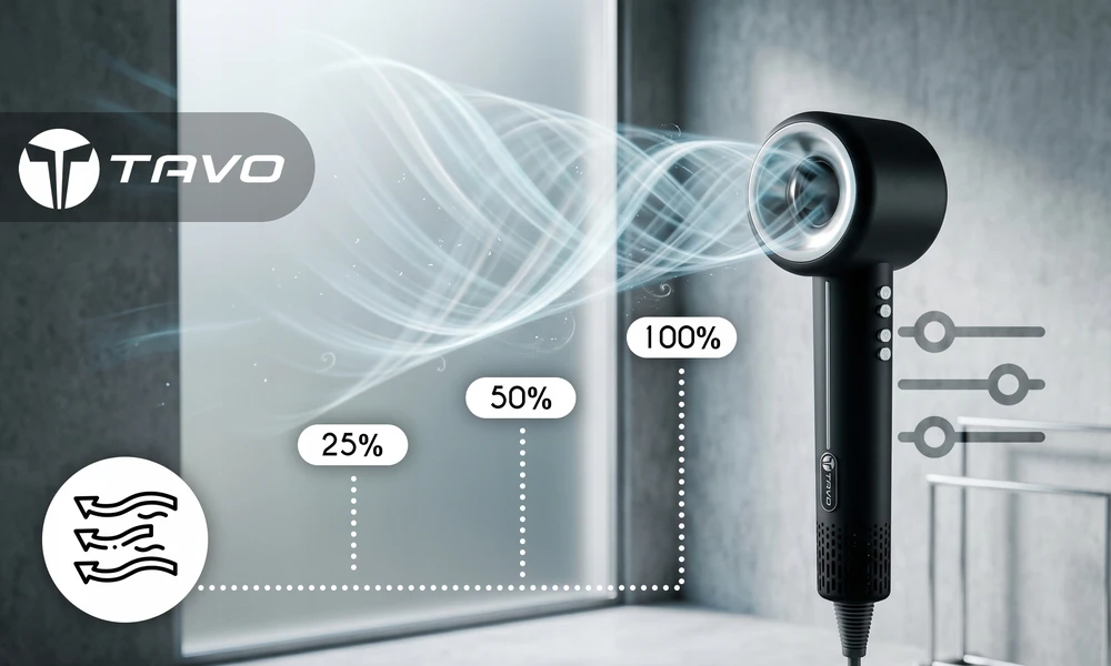 Plaukų džiovintuvas TAVO, 2500 W