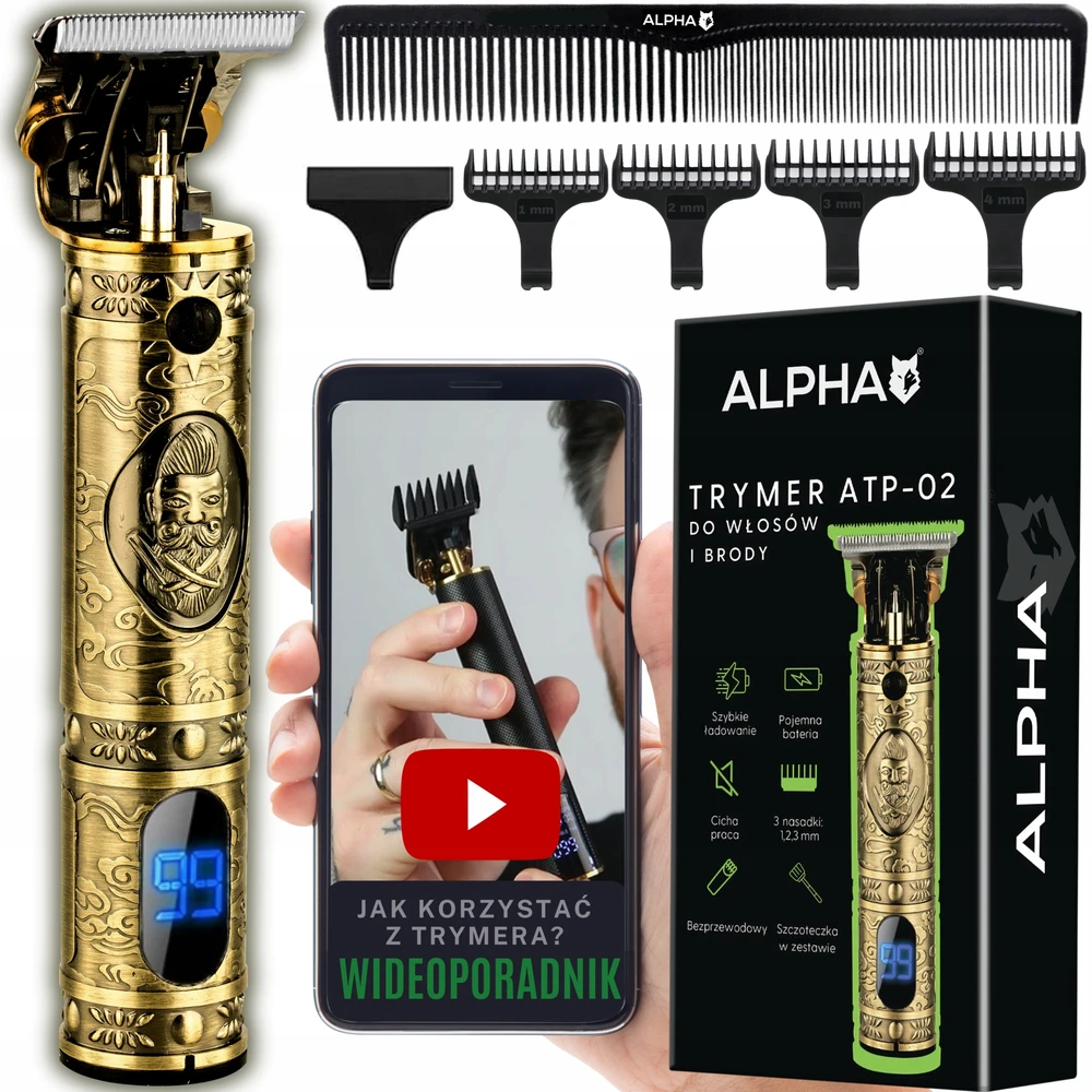 Barzdaskutė Plaukų ir barzdos kirptuvas ALPHA