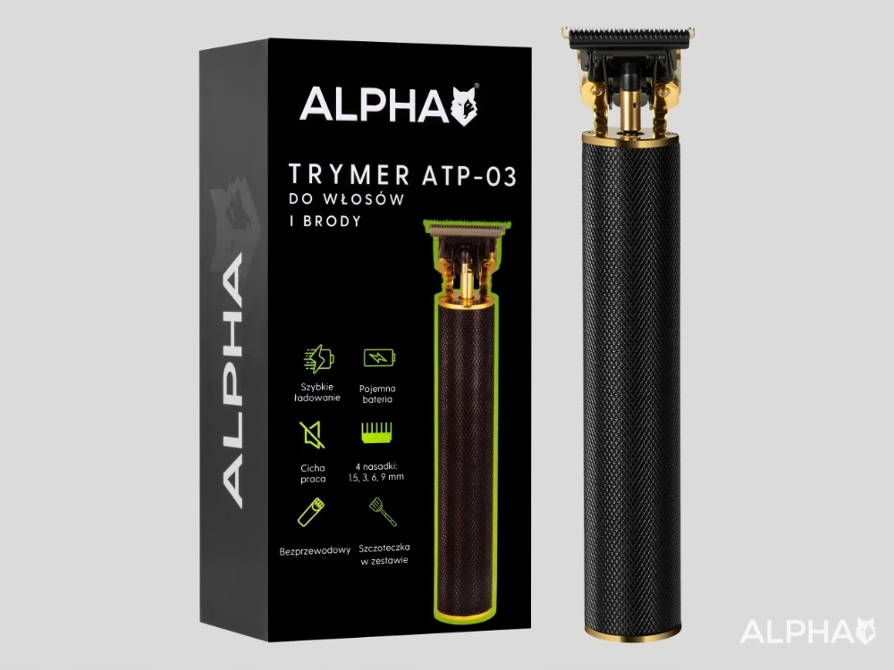 Barzdaskutė Plaukų ir barzdos trimeris ALPHA