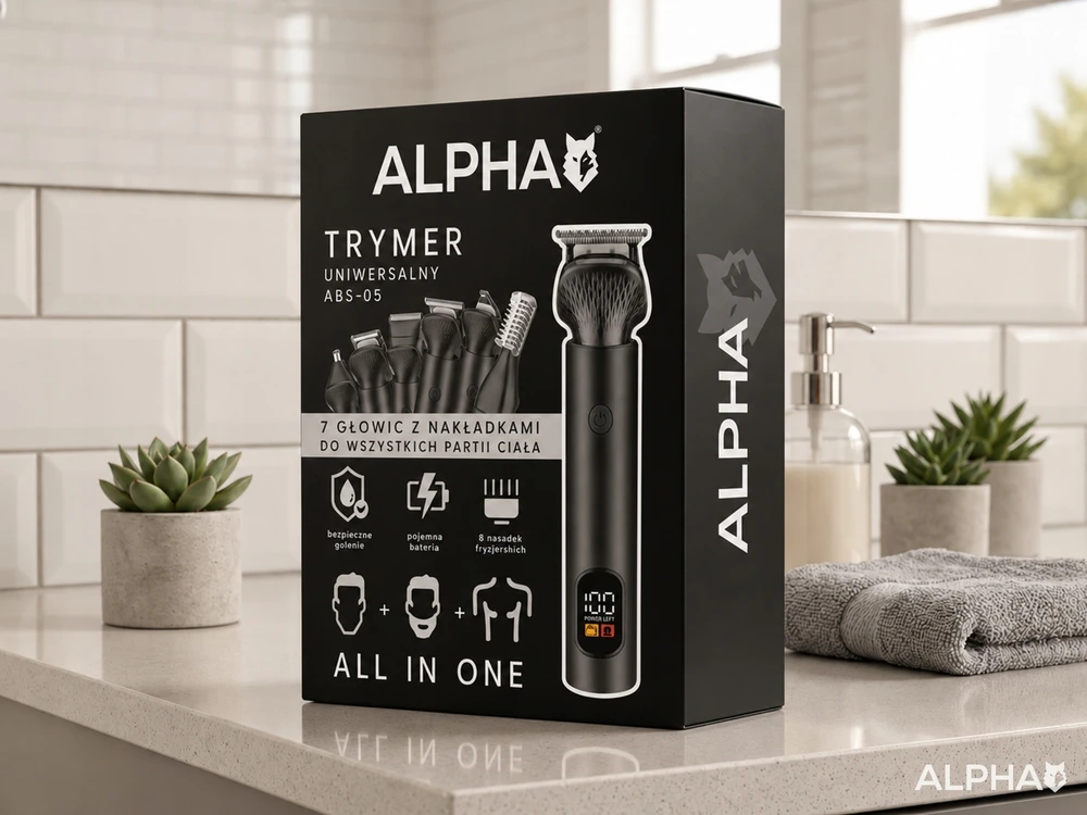 Barzdaskutė Plaukų kirptuvas ALPHA 17in1