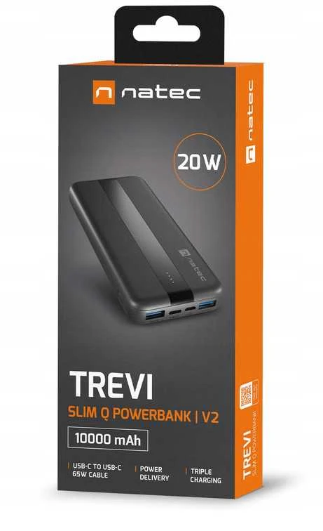 Plonas ir galingas 10000 mAh powerbankas – 20W įkrovimas, USB-A ir USB-C