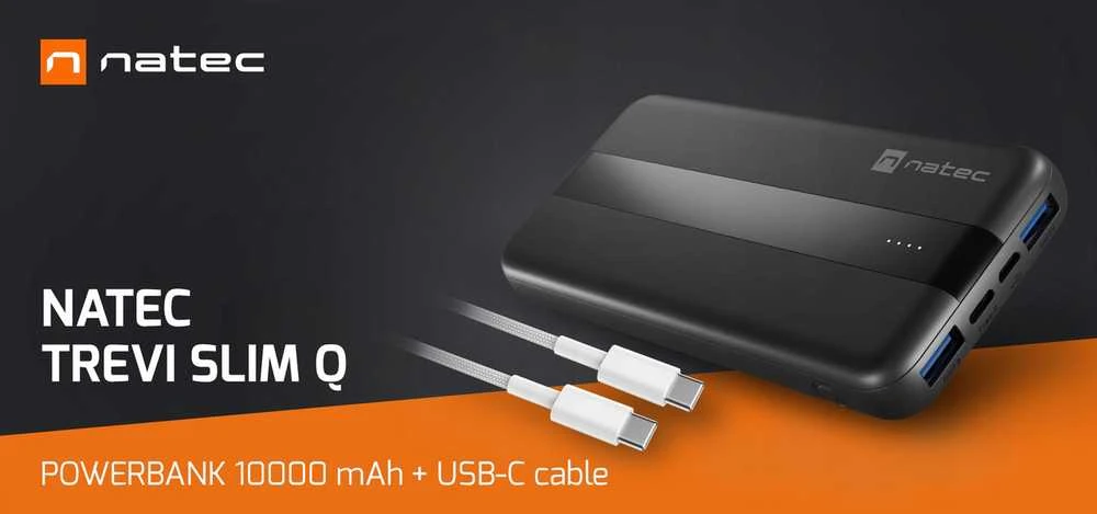 Plonas ir galingas 10000 mAh powerbankas – 20W įkrovimas, USB-A ir USB-C