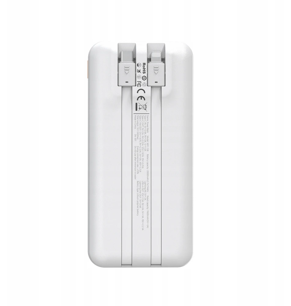 Powerbank Wozinsky, 20 000 mAh