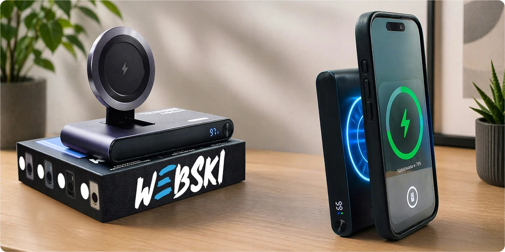 Powerbankas Webski, 10 000 mAh