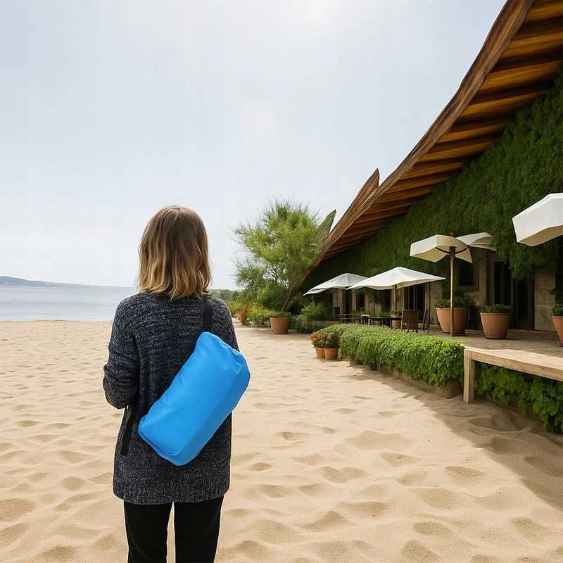 Pripučiamas „Lazy Bag“ gultas – oro sofa paplūdimiui ir poilsiui lauke XXL