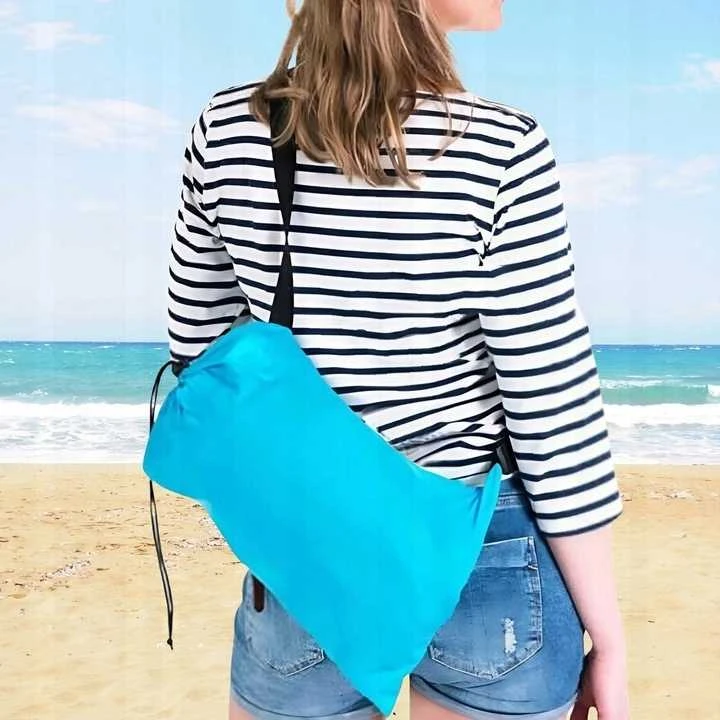 Pripučiamas „Lazy Bag“ gultas – oro sofa paplūdimiui ir poilsiui lauke XXL