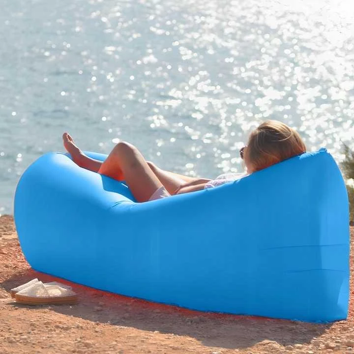 Pripučiamas „Lazy Bag“ gultas – oro sofa paplūdimiui ir poilsiui lauke XXL