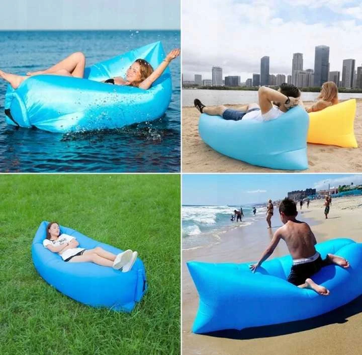 Pripučiamas „Lazy Bag“ gultas – oro sofa paplūdimiui ir poilsiui lauke XXL