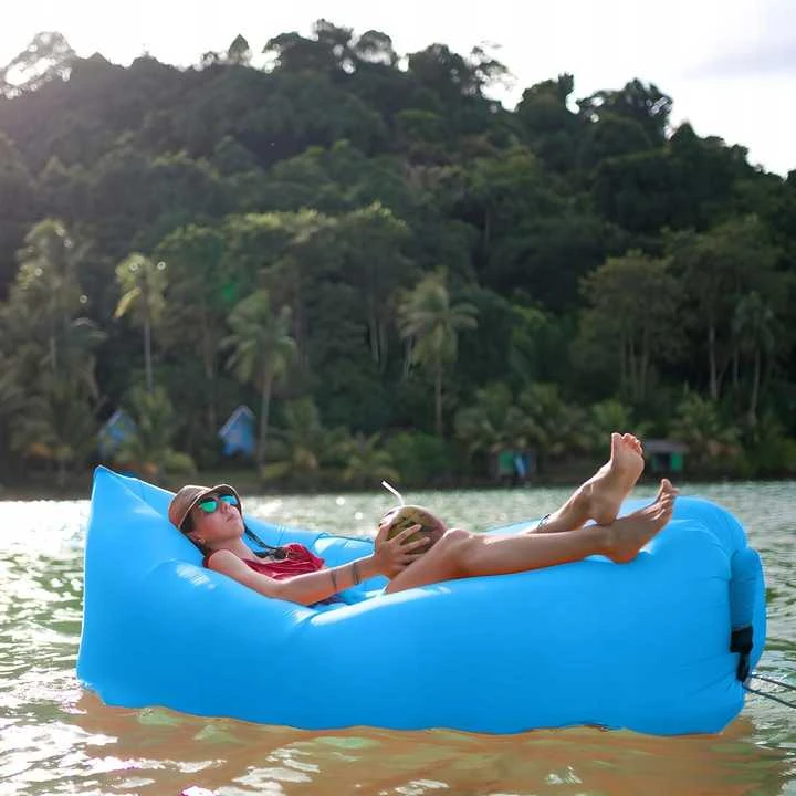 Pripučiamas „Lazy Bag“ gultas – oro sofa paplūdimiui ir poilsiui lauke XXL