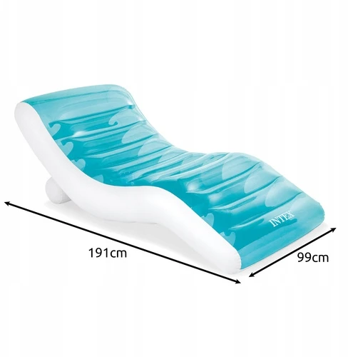 Pripučiamas plaukimo čiužinys-gultas Intex iki 100 kg 191x99 cm