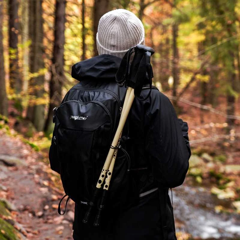 PRO klasės teleskopinės trekking ir Nordic Walking lazdos su Anti-Shock