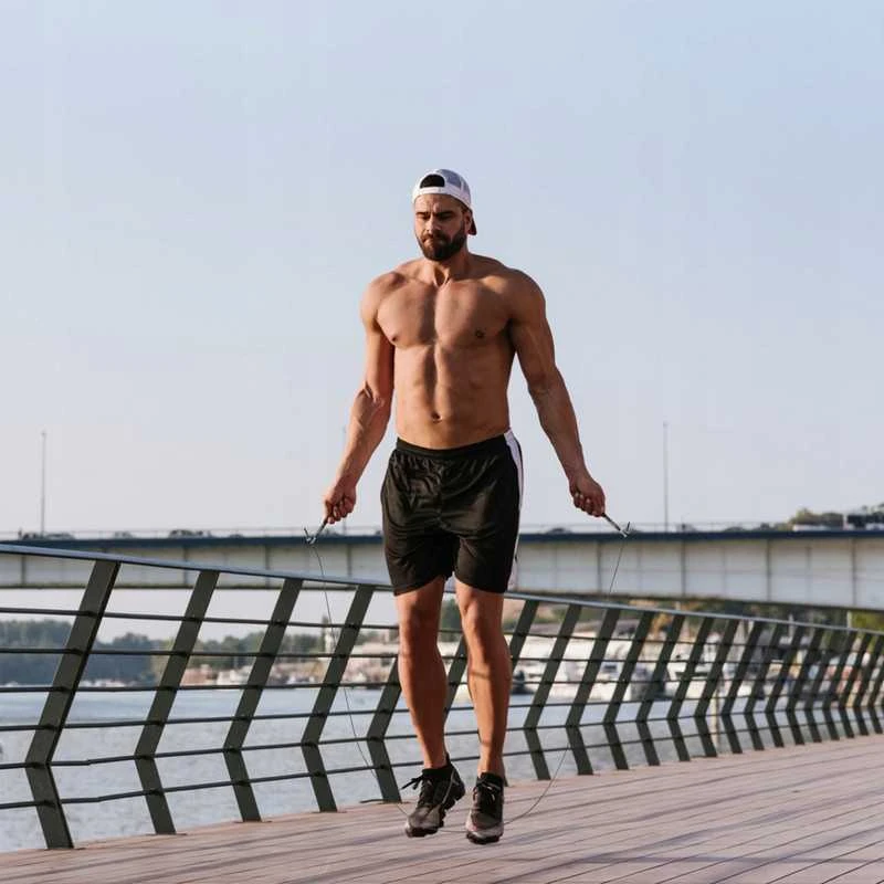 Profesionali Aliuminė Šokdynė | Su Guoliais, Reguliuojama | Fitnesui ir Intensyvioms Treniruotėms