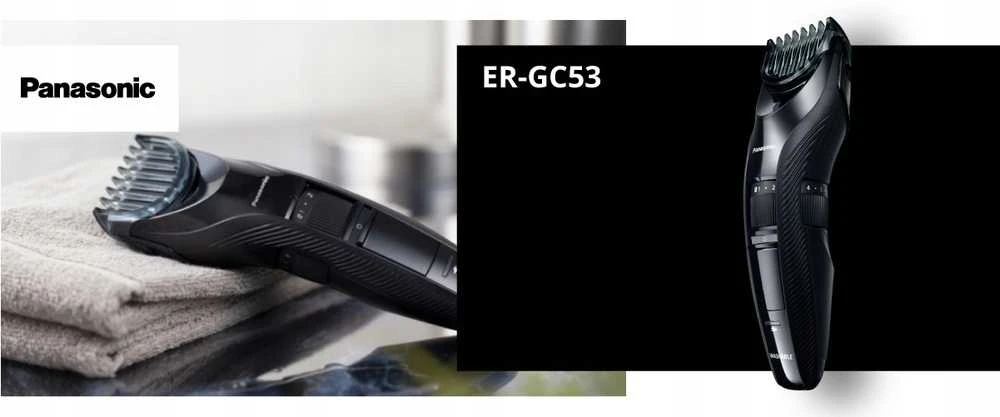 Profesionali kokybė namams – Panasonic ER-GC53 plaukų kirpimo mašinėlė su 20 lygių.