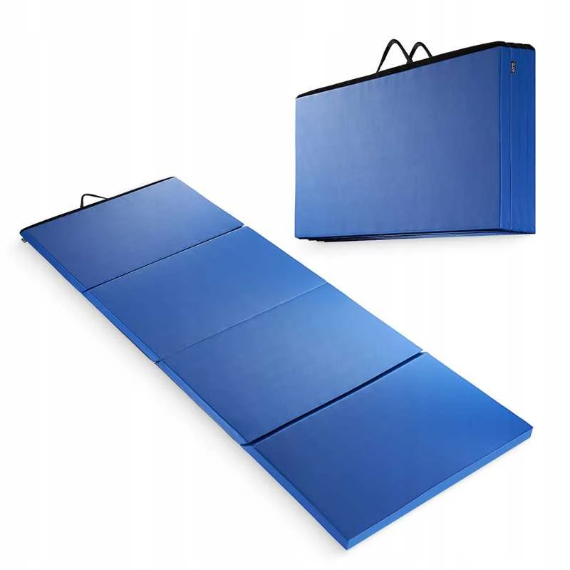 Profesionalus gimnastikos ir masažo kilimėlis – XXL 240 × 120 cm, patogus ir kompaktiškas